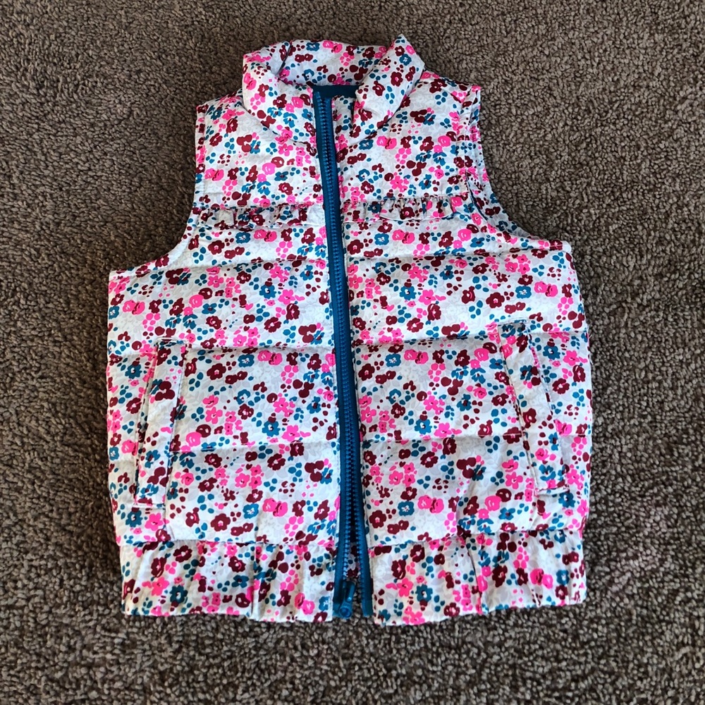OshKosh floral winter vest